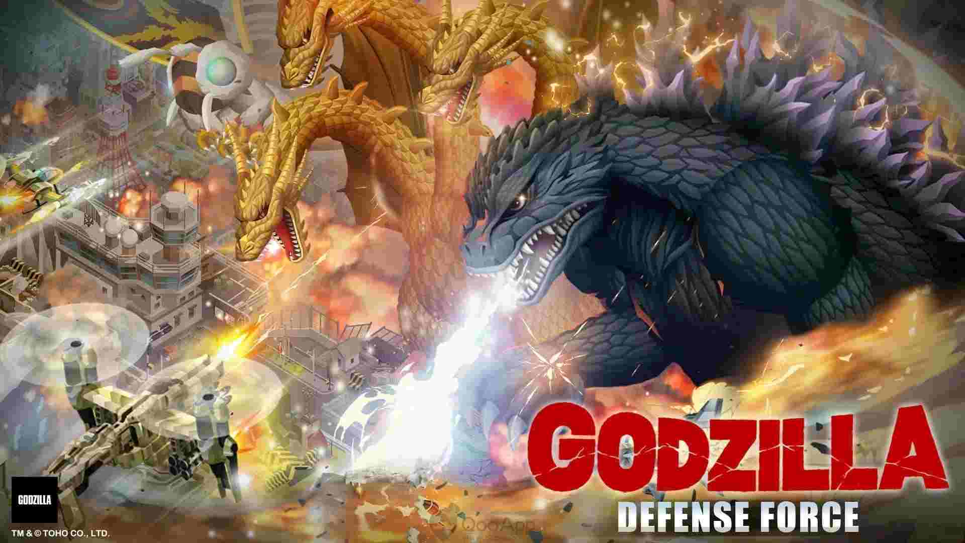 Godzilla Defense Force 2.3.18 MOD Menu VIP, Full Tiền, Bột, Người định cư, Xnium/Vé APK