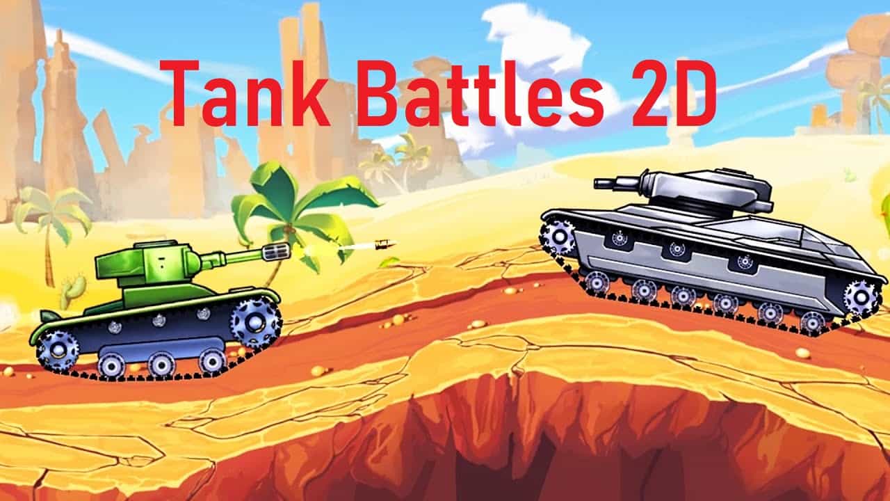 Tank Battles 2D 1.0.7 MOD Menu VIP, 1Hit, Không Chết, Rất Nhiều Tiền APK